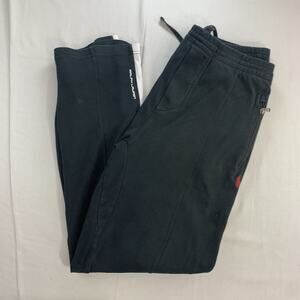 Vintage Polo Ralph Lauren Sweatpants Mens XLT Black Straight Leg Baggy Pony Y2K